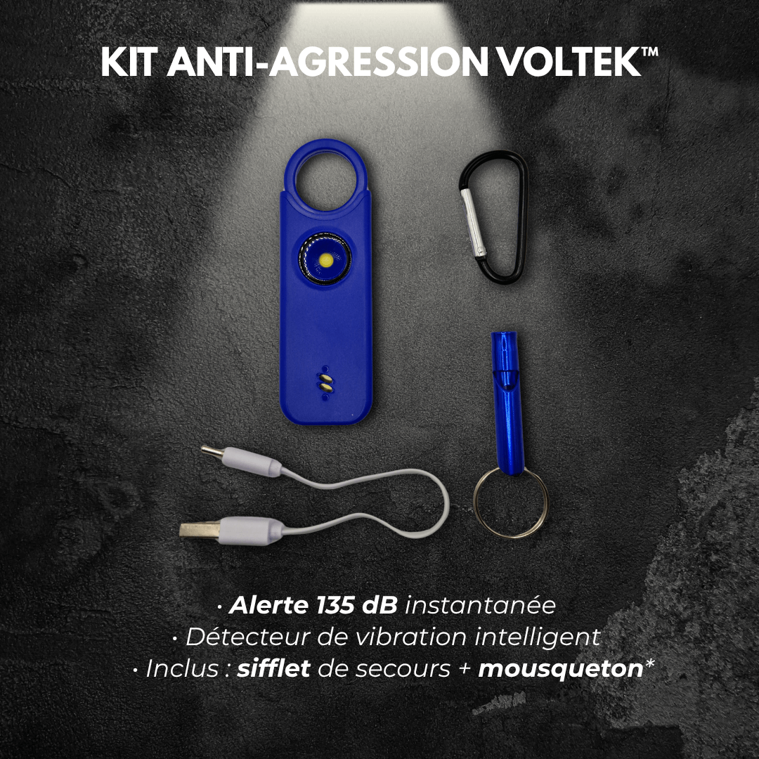 Voltek® LockRing V1 – L’alarme qui hurle pour vous défendre