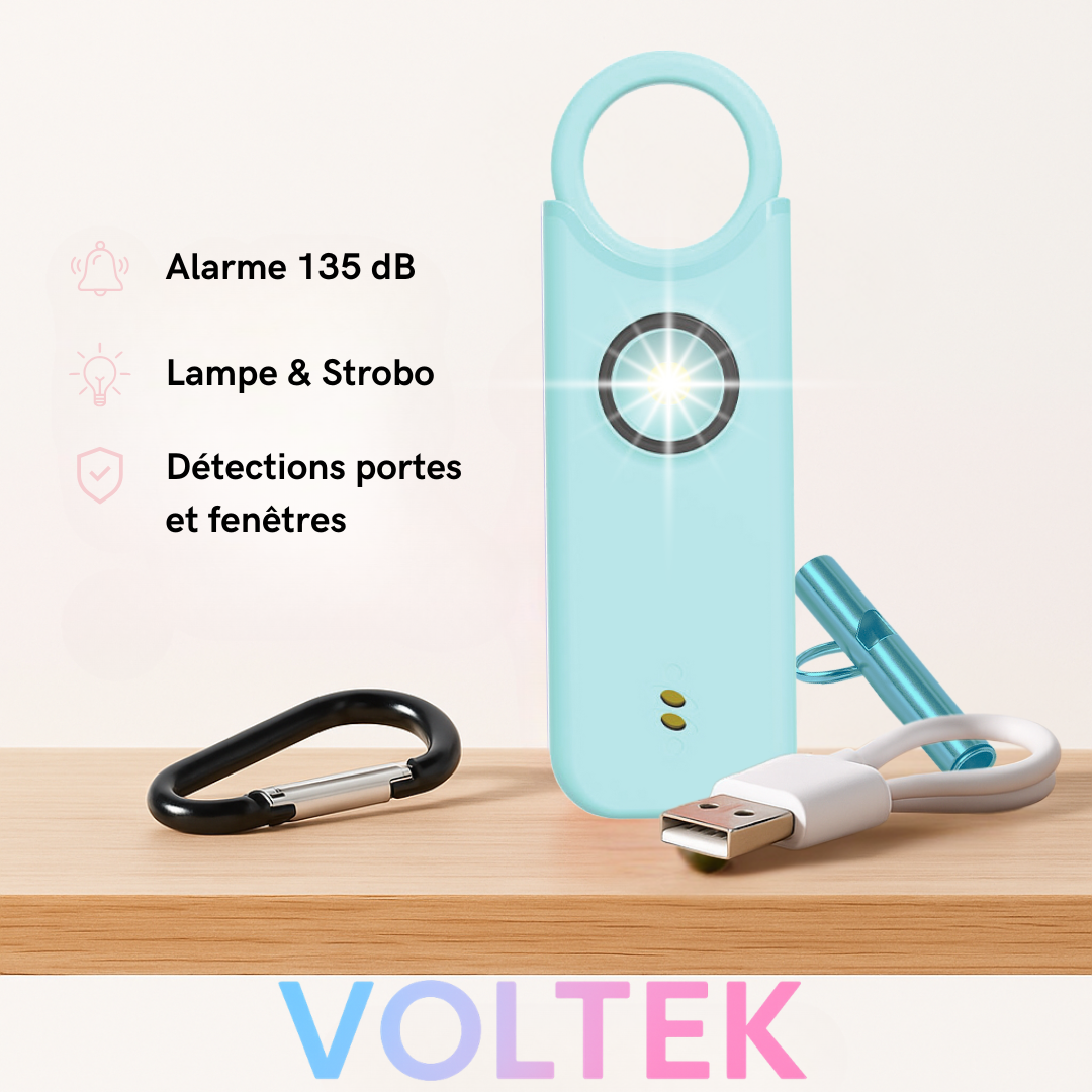 Voltek® - Alarme défense personnelle