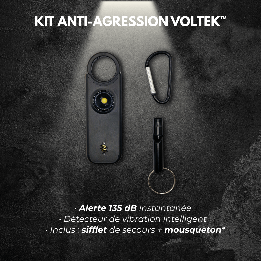 Voltek® LockRing V1 – L’alarme qui hurle pour vous défendre