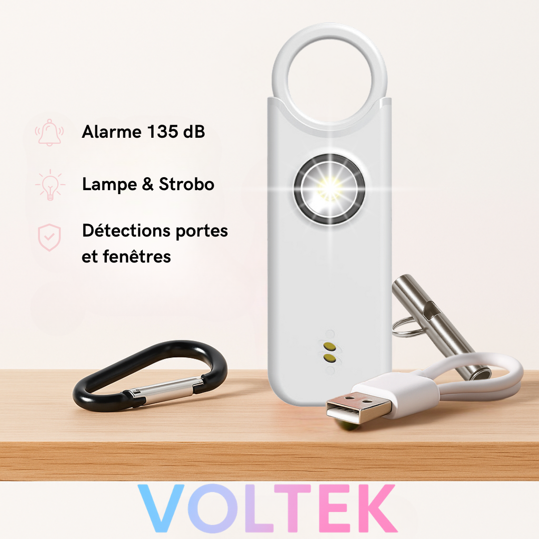 Voltek® - Alarme défense personnelle