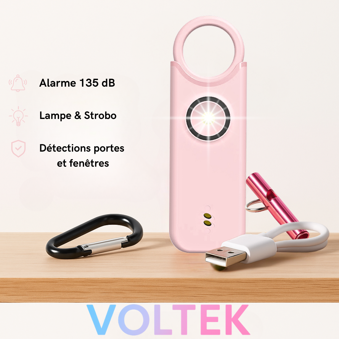 Voltek® - Alarme défense personnelle