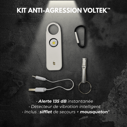 Voltek® LockRing V1 – L’alarme qui hurle pour vous défendre