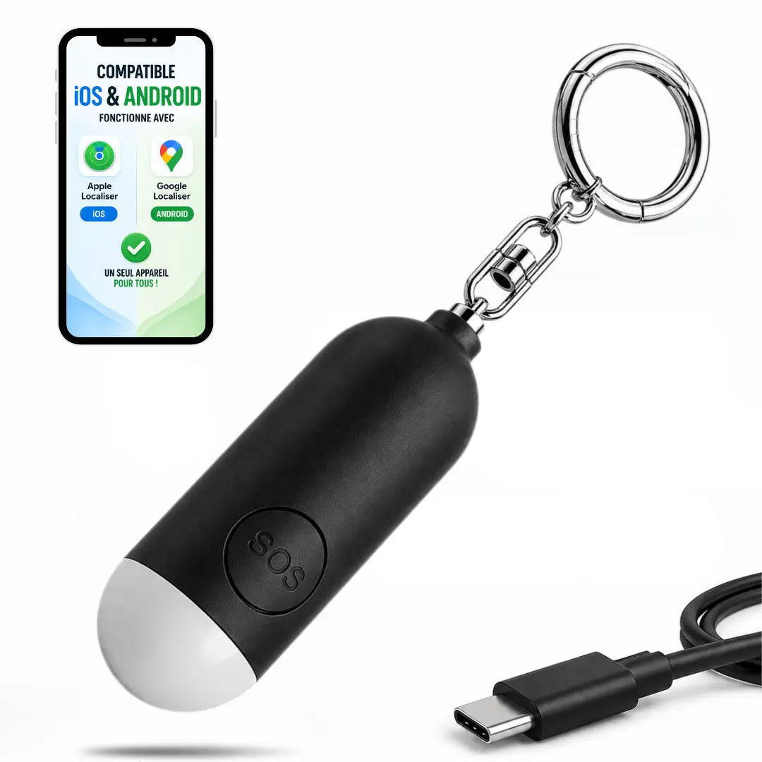 VOLTEK® SAFE — Alarme 130 dB — Localisation iPhone & Android