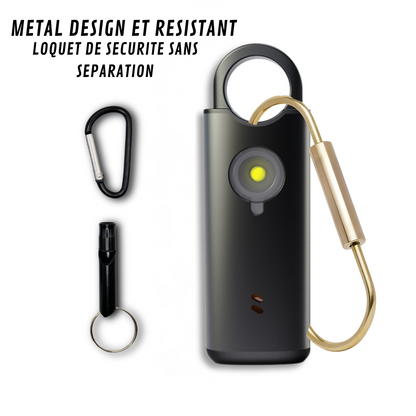 Voltek® LockRing V2 - L'alarme qui hurle pour vous défendre *Édition métal