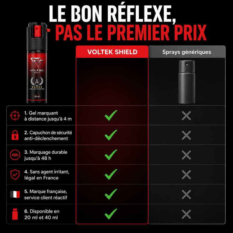 VOLTEK SHIELD — Spray de défense par marquage