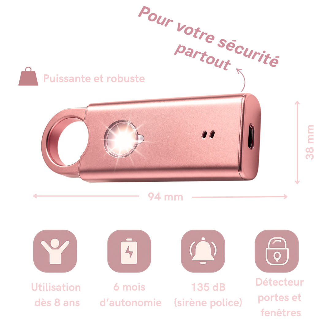 Voltek® - L'alarme V2 Acier Premium