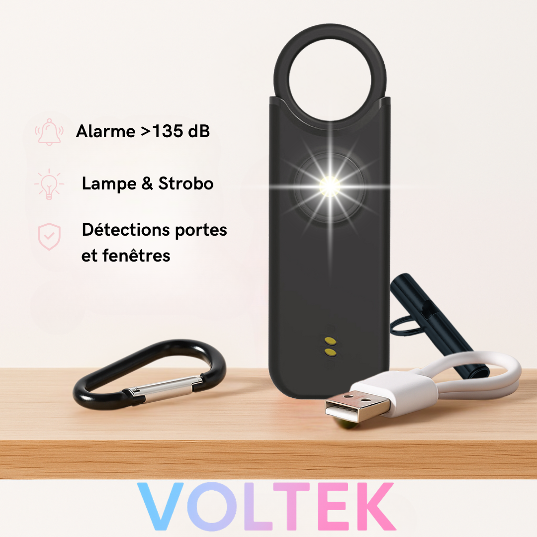 Voltek® - Alarme défense personnelle