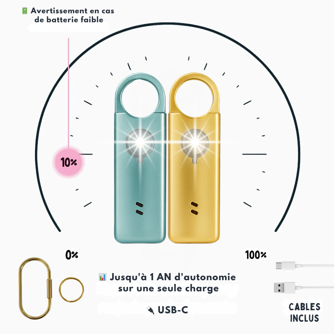 Voltek® - L'alarme V2 Acier Premium