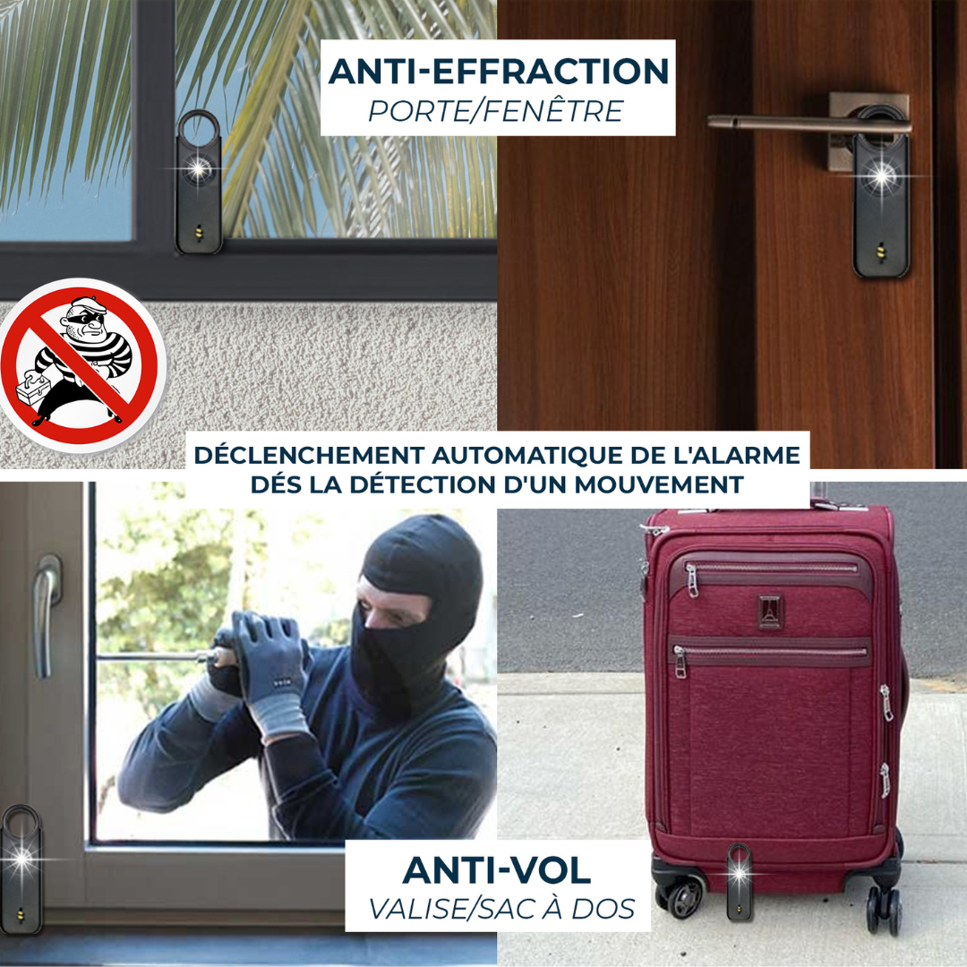 Voltek® LockRing V1 – L’alarme qui hurle pour vous défendre