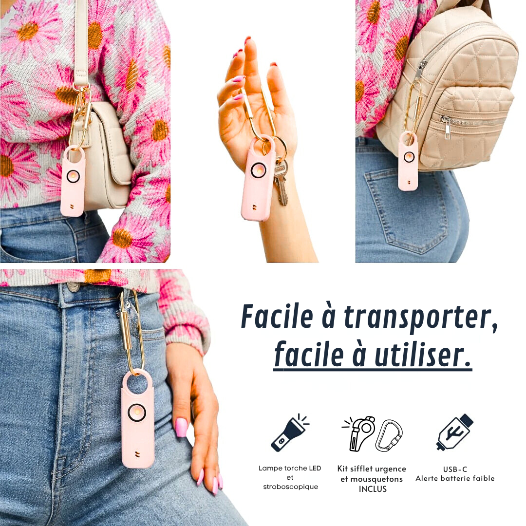 Voltek® - Alarme défense personnelle