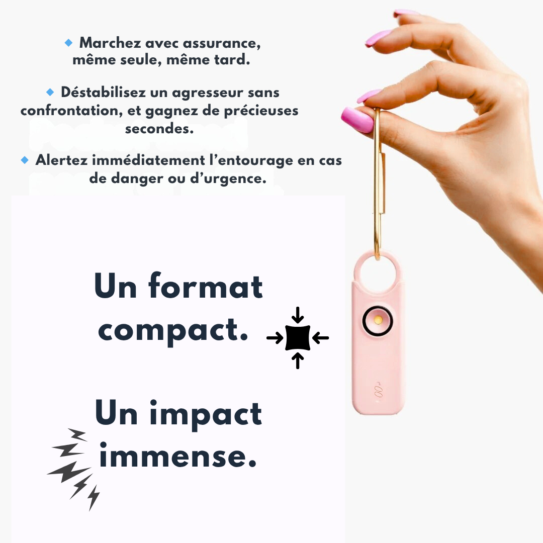 Voltek® LockRing V1 – L’alarme qui hurle pour vous défendre