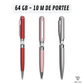Stylo Stealth Pen Voltek® – Enregistrement sécurisé avec 64 Go de mémoire