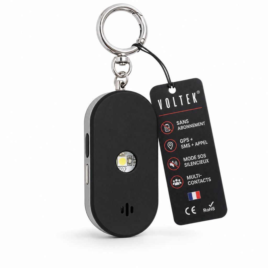 VOLTEK® SENTINEL — Alarme SOS · GPS · Appel & SMS Automatique